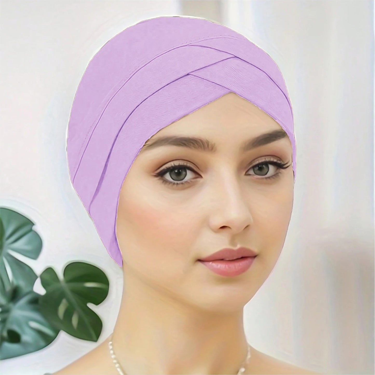 Women's Fashion Turbans New Two Layer Brim Cap Comfortable and Versatile Outdoor Leisure Sports Headband Hat - NamafadStore