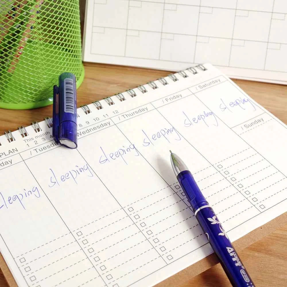 Daily Weekly Monthly Planning Schedule Retro Coil Coil Planner This To Do List Organizer Improve Productivity Manual