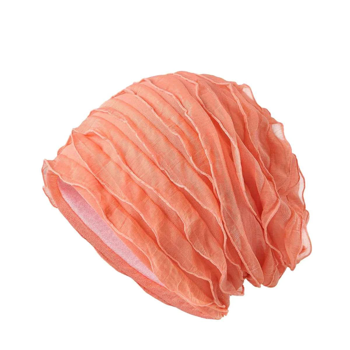 Spring Summer and Autumn Fashion Slouchy Beanie Hat Women Skullies Female Thin Bonnet Cap Lady Chic Pile hats