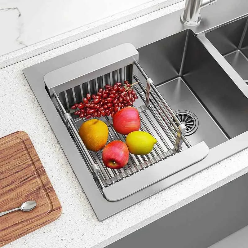 Scalable Sink Rack Dish Drying Rack Kitchen Storage Organization Tableware Drainboard Kitchens Accessories Organizer Shelf Home