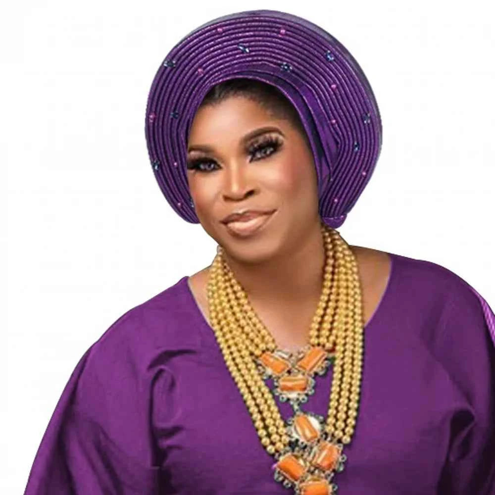 Fashion African Muslim Turban Cap Women's Autogele Headtie Lady Head Wraps Nigeria Wedding Headgear Turbante Mujer 2025