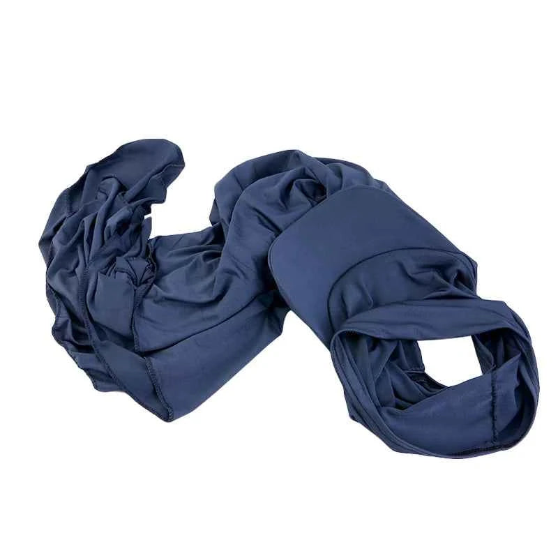 New Women Brim Bandana Cap Scarf Hat Outdoor Sun Visor ith Pre-Tied Turban Caps Ready To Wear Muslim Hijab Shawl Baseball Cap