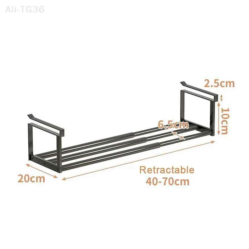 Adjustable Shoe Rack Space-Saving Layered Organizer For Home Shoe Cabinets Under-Shelf Shoe Holder With Hanging Basket xkdae