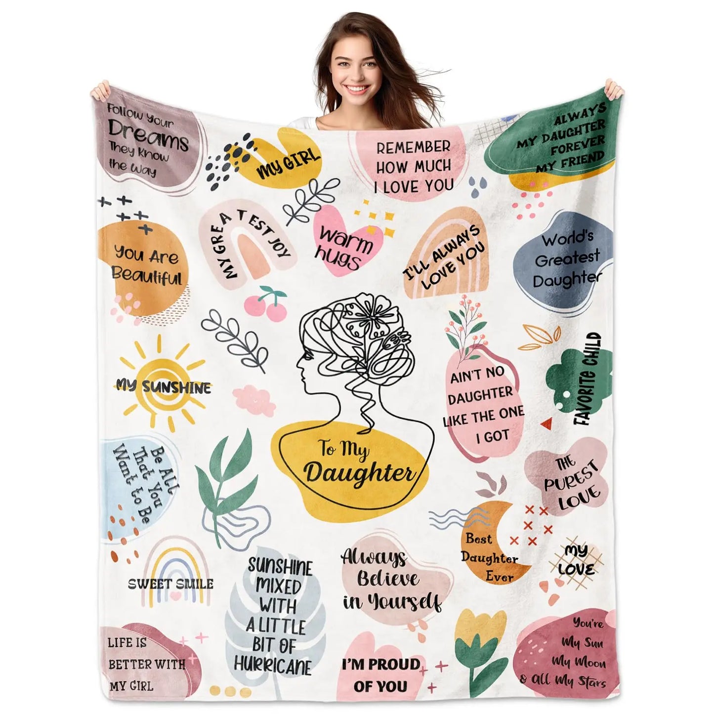 Sofa Throw Blanket for Daughter – Heartfelt Birthday & Christmas Gift