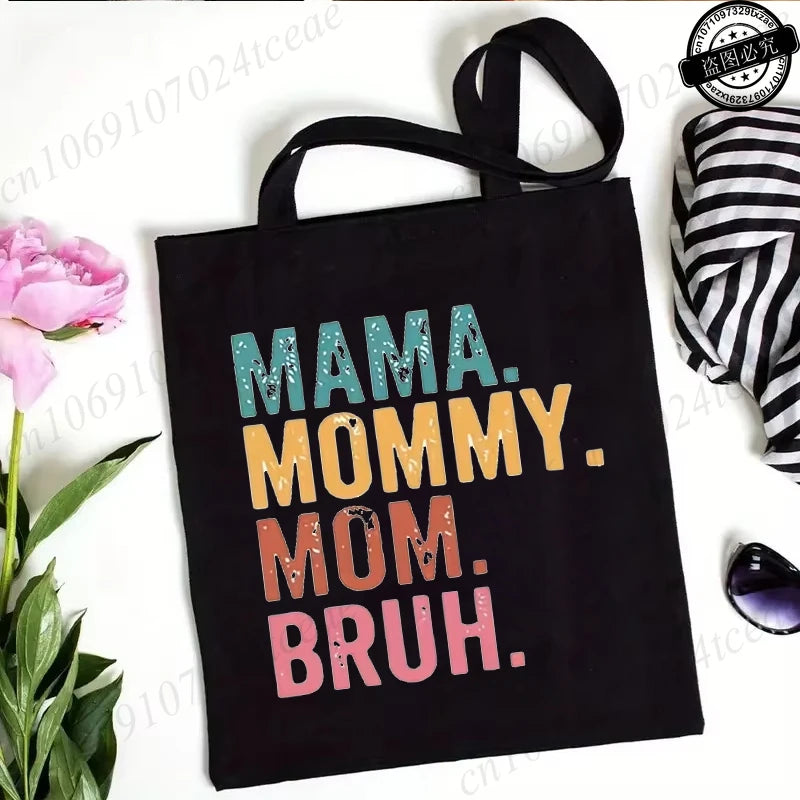 Women's Mama Graphic Fleece Hoodies Casual Long Sleeve Sweatshirts Mama Mommy Mom Bruh Print Zip Up Hooded Hoodies Tops Gifts