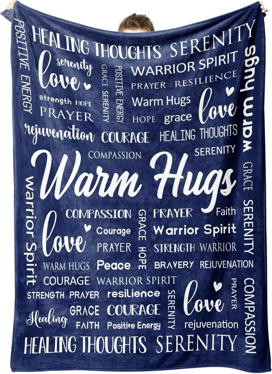 Warm Hugs Healing Blanket – Comfort Gift for Women, Get Well Soon