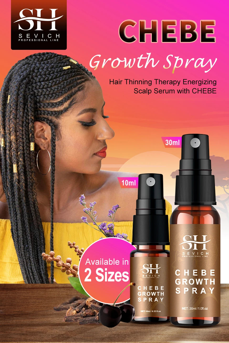 Fast Hair Growth Oil African Crazy Traction Alopecia Chebe Hair Mask Anti Hair Break Hair Strengthener Hair Loss Treatment Spray - NamafadStore