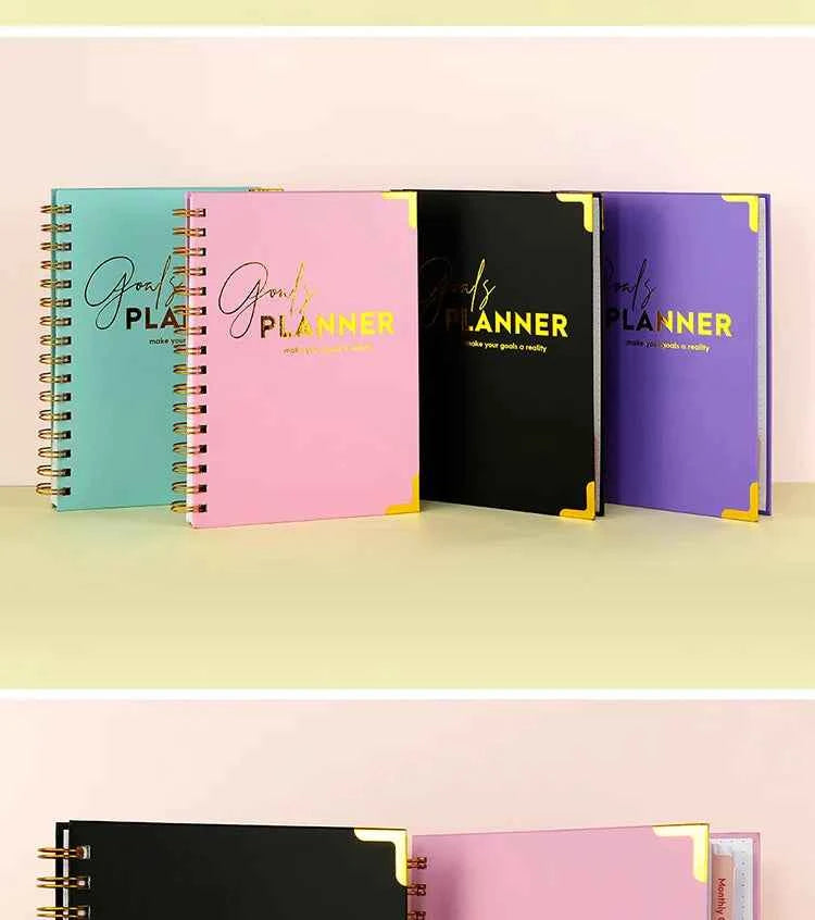 Trend Hot Simple 2026 Schedule This Planner Notebook Coil This English Version of The Weekly Plan This Goal Plan