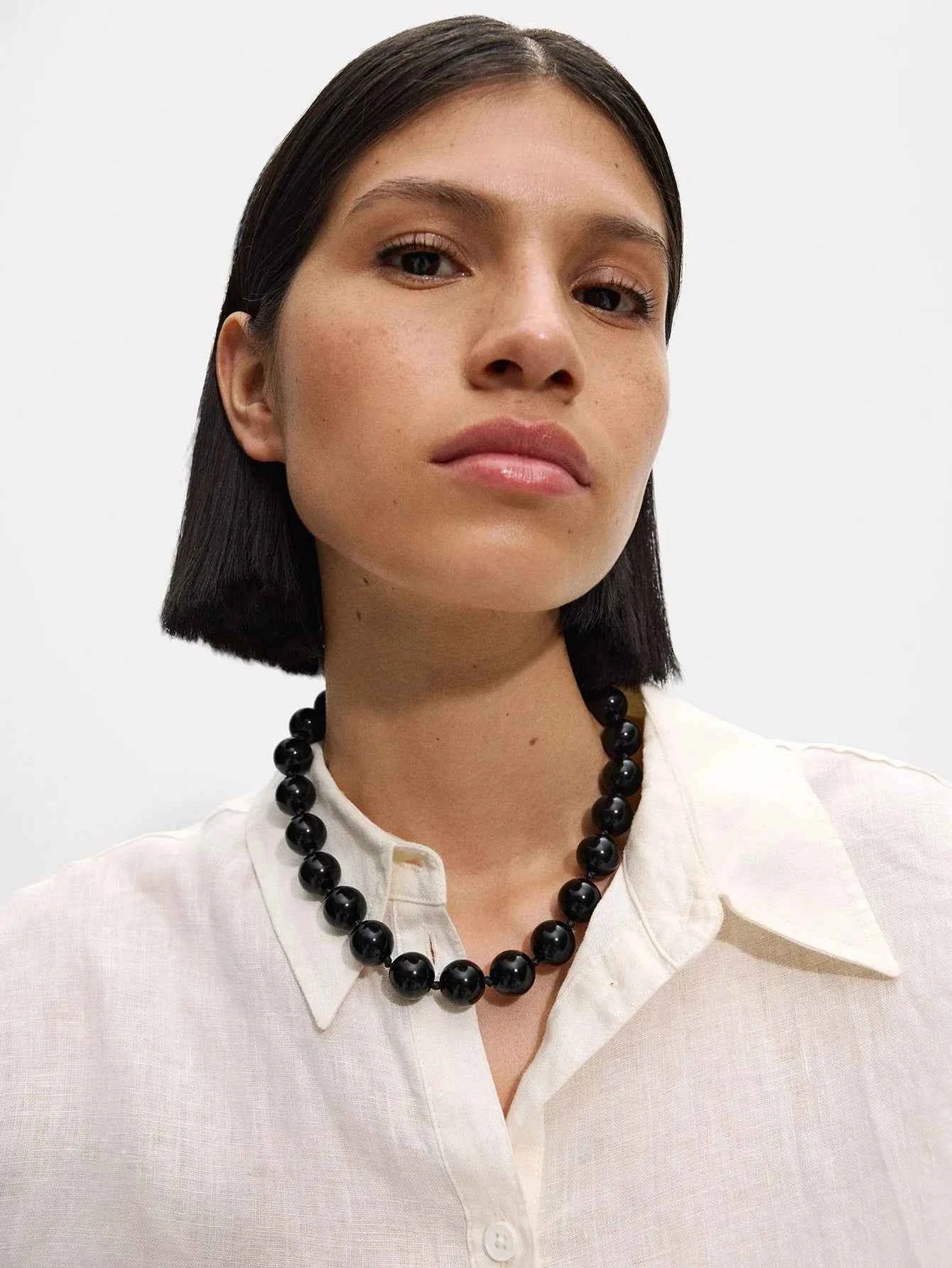 Bohemia Bead Round Colourfulne Neckalce for Women Fashion Banquet Colorful Geometric Holiday Jewelry Party Gifts