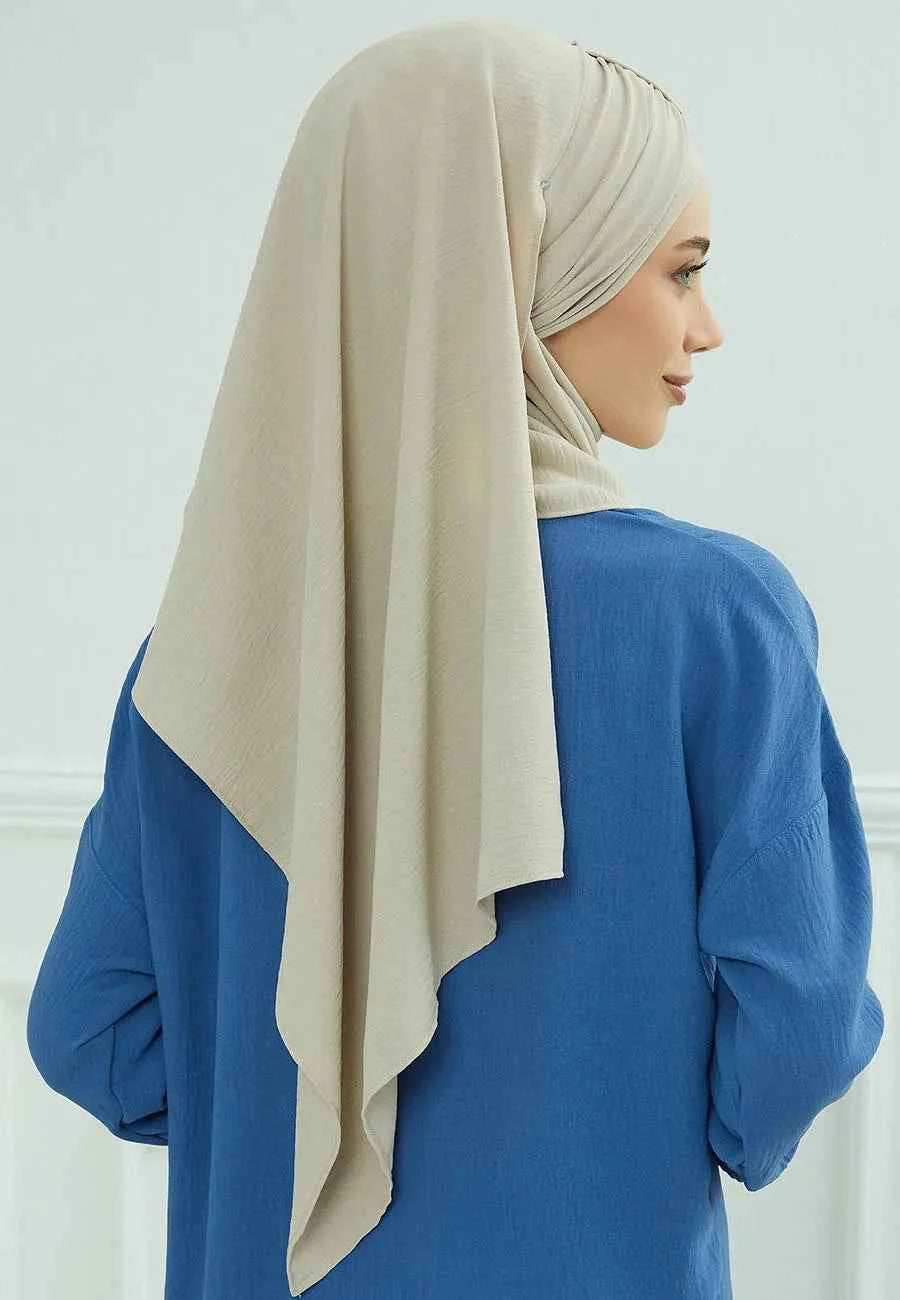 Large Plain Muslim Hat Inner Hijab Caps Ramadan Headwraps Pre-design
