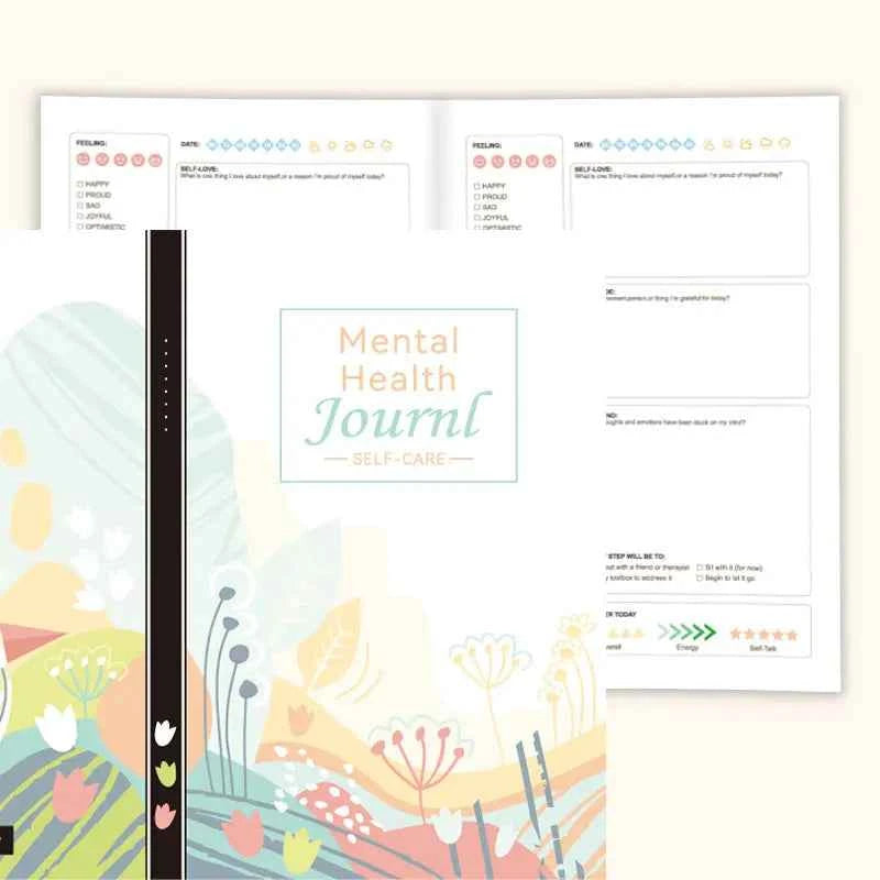 Mental Health Journal, 82-Day MeditationAnd Emotional Tracking Diary for Men and Women - Anxiety Relief Aid - A Diary for Self-C