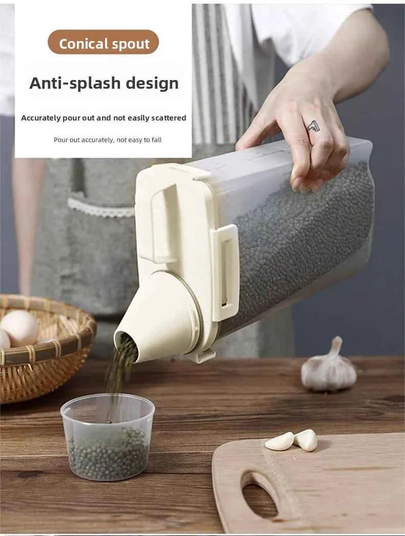 1.75/ 2.5/3L Food Grade Grain and Miscellaneous Grain Storage Box, Rice Bucket Storage Tank, Sealing Tank, Kitchen Utensil New