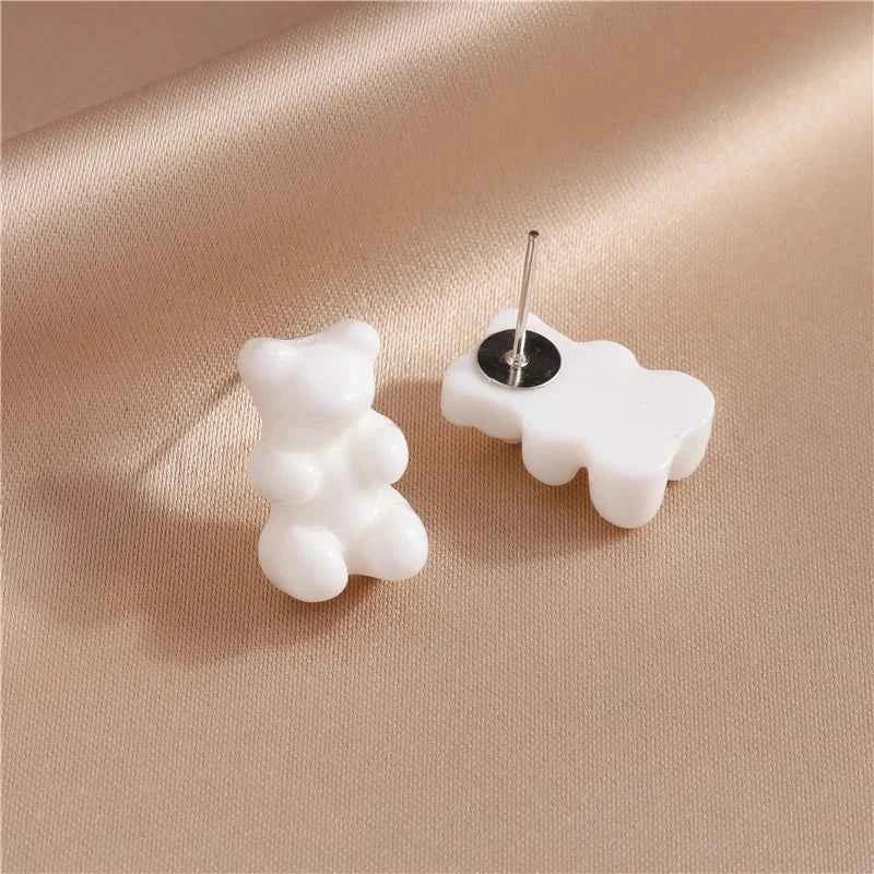 Cartoon Candy Colors Animal Duck Drop Earrings for Women Cute Design Female Ear Hooks Dangle Earrings Girl Party Jewelry Gift