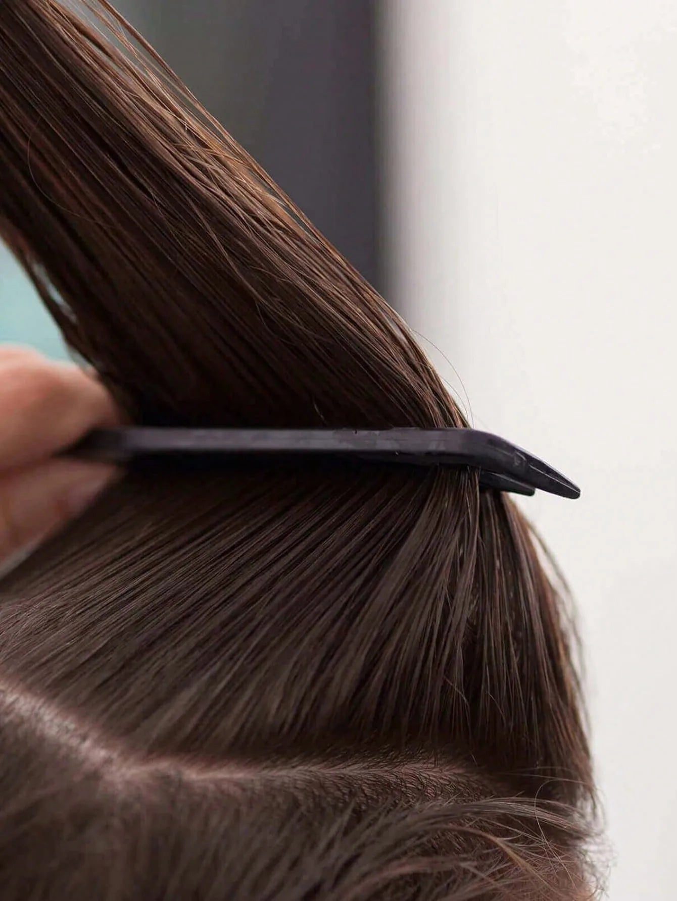 stainless steel pointed tail hair professional hair comb hair brush salon hair styling tool hair comb Special for real hair wigs - NamafadStore