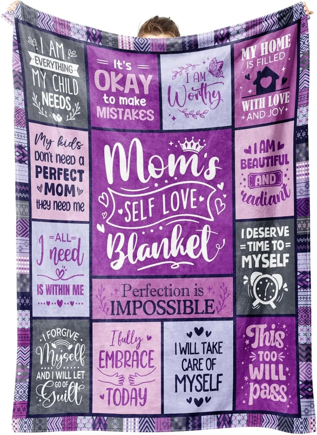 Best Mom Ever Blanket – “Remember I Love You Mum” Gift for Mom