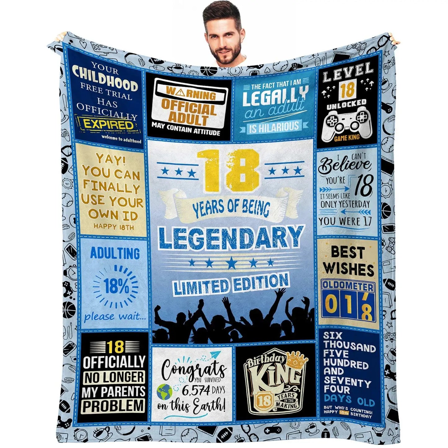 18th Birthday Gift Blanket for Girls – Daughter, Sister & Bestie