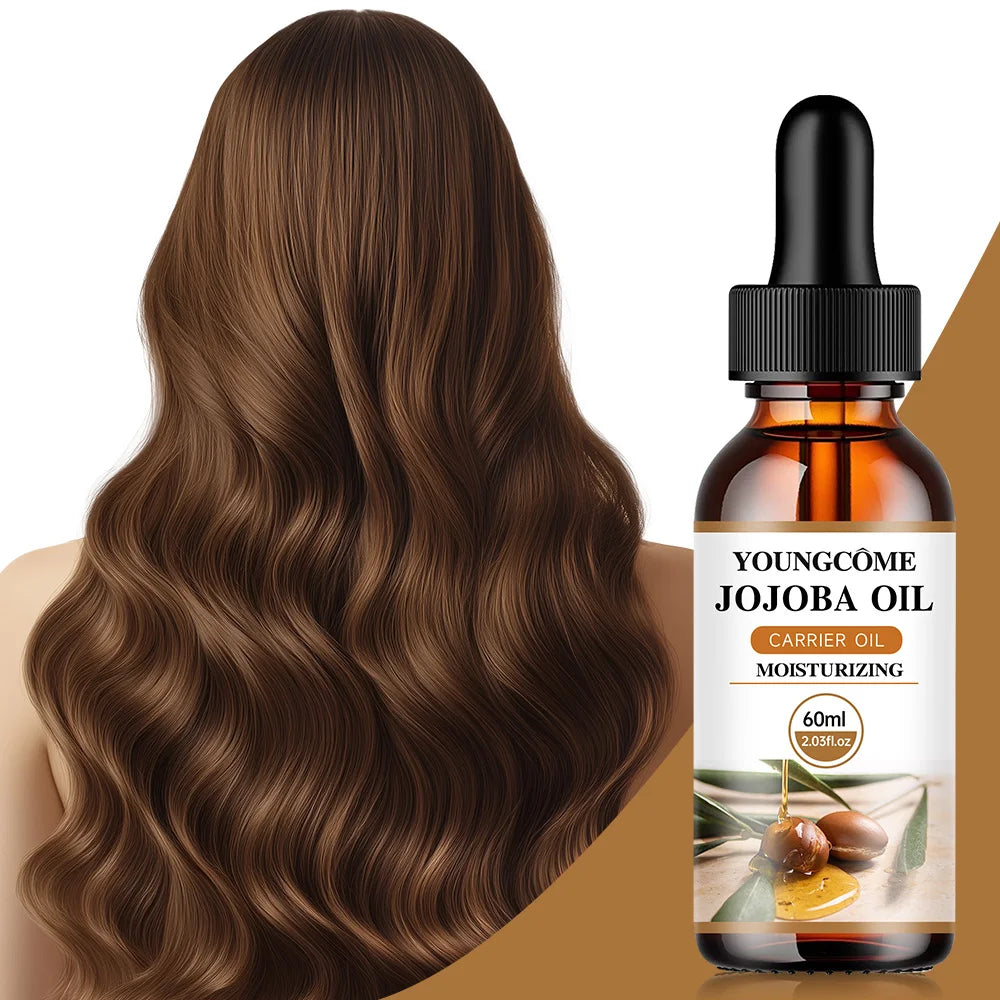 Natural Organic Jojoba Oil Anti Aging Firming Skin Face Moisturizing Relaxing Massage Oil Hair Repair Skin Care Body Oil NEW - NamafadStore