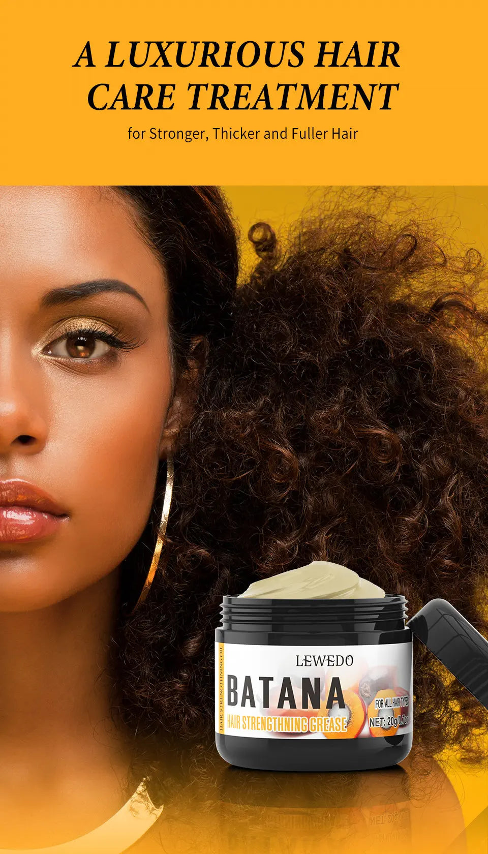 Fast Hair Growth Oil Africa Crazy Traction Alopecia batana Hair Mask Anti Hair Break Hair Strengthener Hair Loss Treatment Spray - NamafadStore