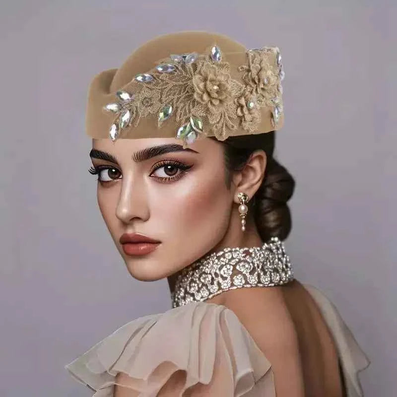 African Headtie Turban Hat – Summer & Autumn Women’s Soft Flower Head Wrap for Church & Parties