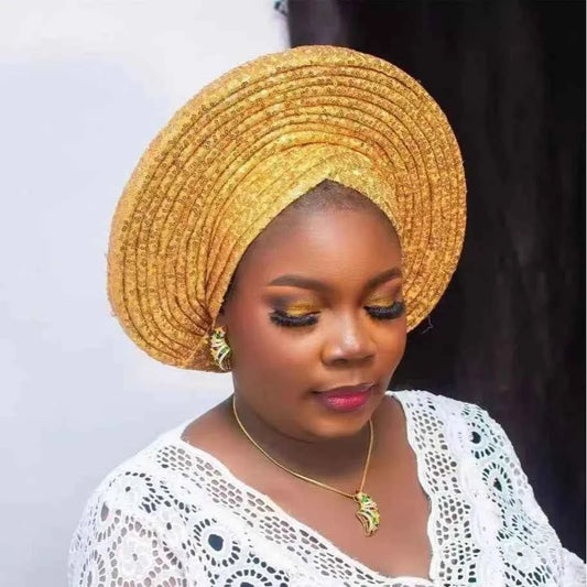Trendy Women’s Turban Hat – Fashion Muslim Hijab & Auto Gele Head Wrap