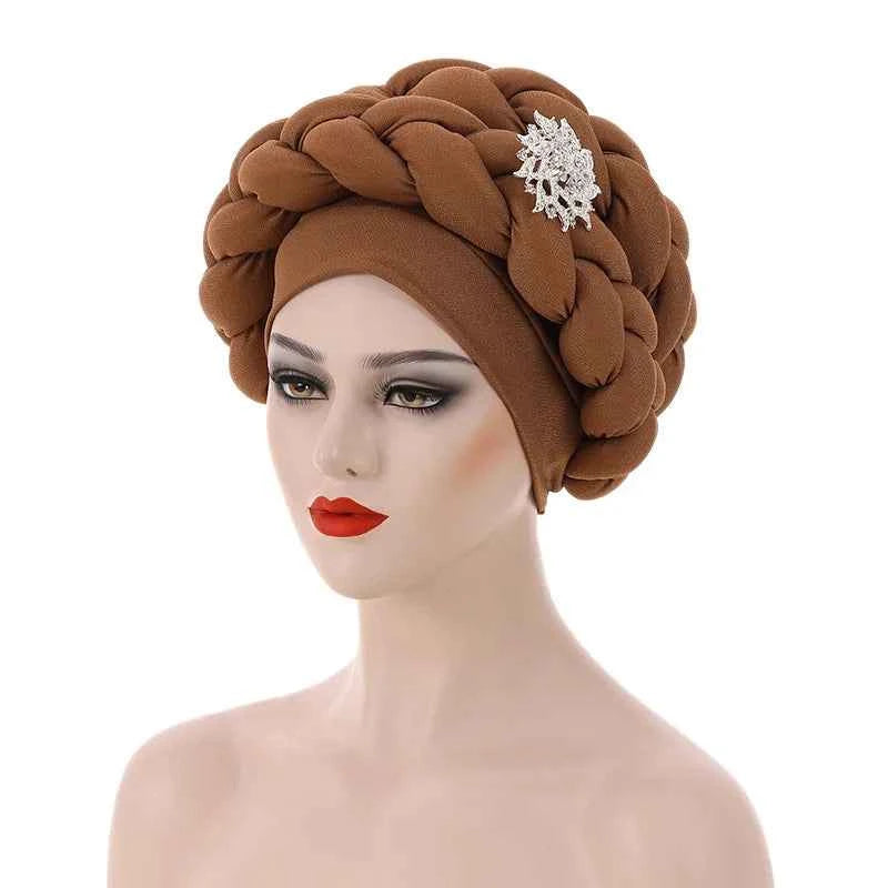 Women’s Turban Caps – Elegant Muslim Headscarf, Hijab, African Beanie & Headtie