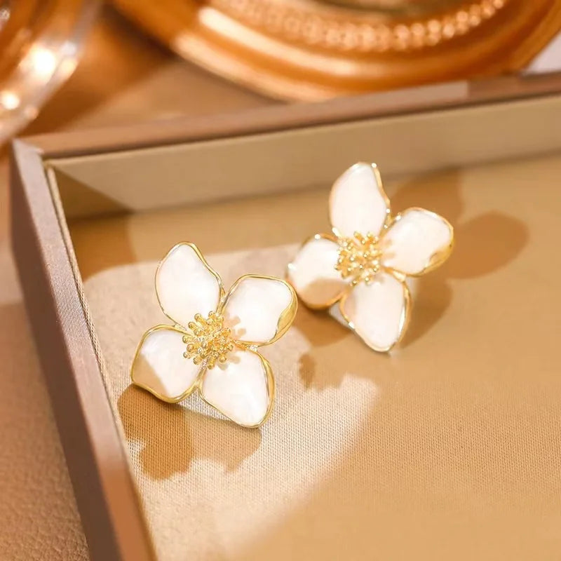 New Fashion Fruit Transparent Pearl Colored Lemon Earrings  Y2k for Girls Women Children Party Birthday Gift Lovely Jewelry