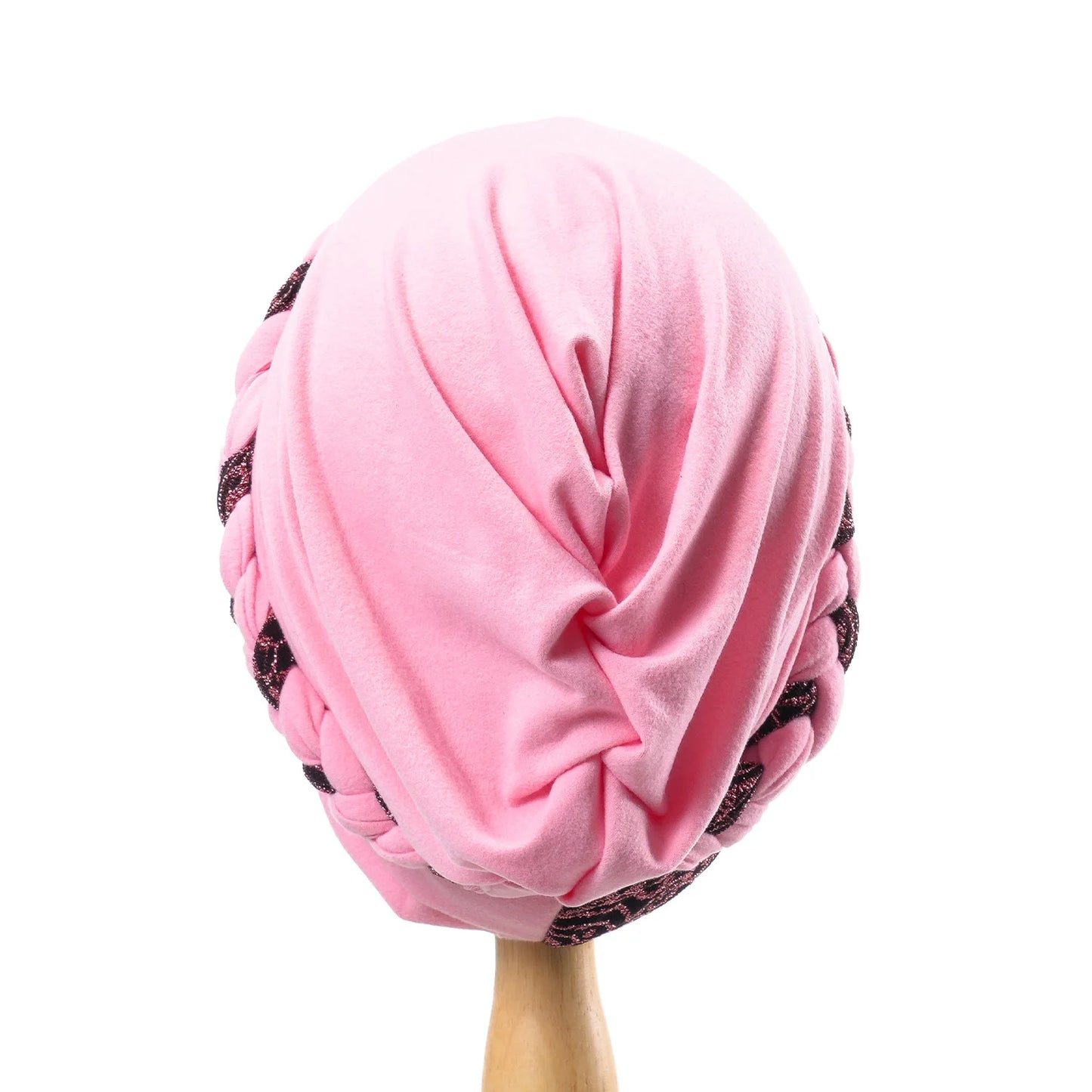 2024 Head Scarf for Muslim Women Turban Cap Ladies Islamic Print Bonnet Hat Braid Headband Turbante Mujer Beanies Hats - NamafadStore