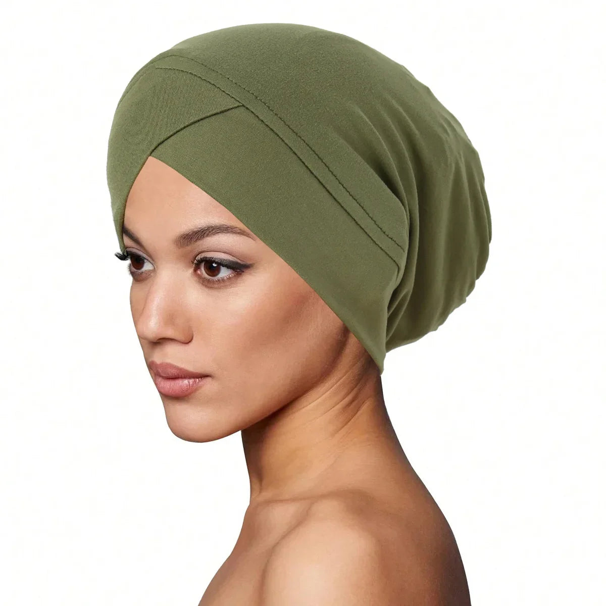 New African Women Print Turban Flower Beanies Bonnet Muslim Hijab Headscarf Hair Loss Head Wrap Bandanas Headband Turbante Mujer - NamafadStore