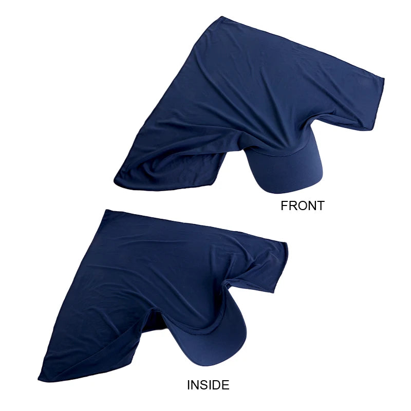 New Instant Hijabs Hijab Cap for Women Bonnet Voile Muslim Sun Hats Scarf Wrap Baseball Caps Bandana Hijab Bonnet Turban - NamafadStore