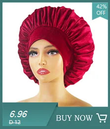 New Satin Bonnet Silk Night Sleeping Cap For Women Curly Braid Hair Multi Style Printing