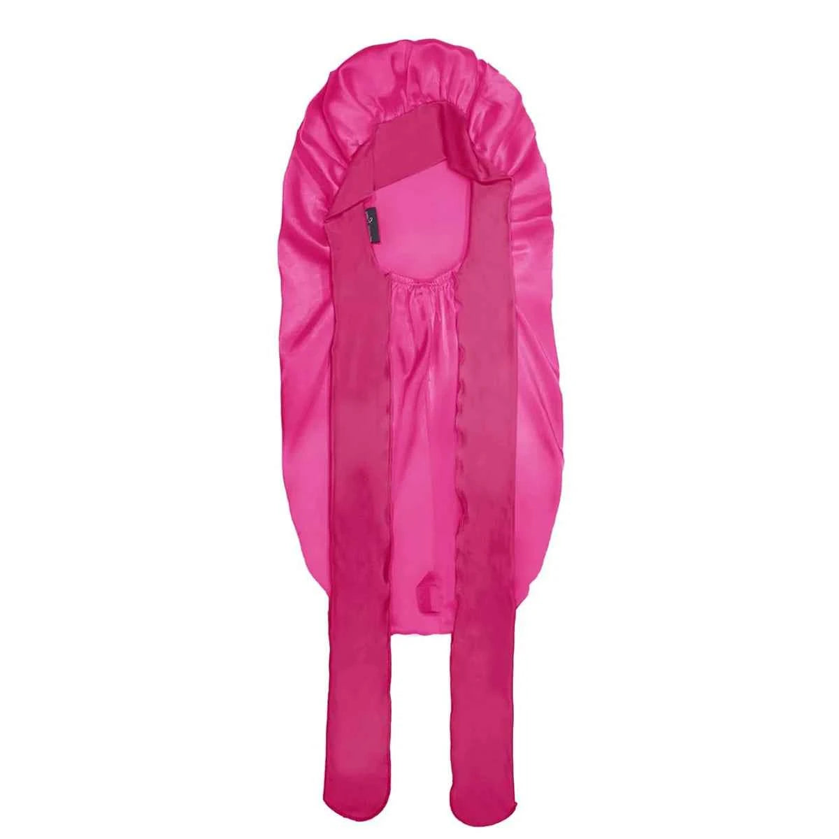 1Pcs Soft Silky Long Satin Bonnet For Natural Hair And Curly Hair Extra Large Size Hair Cap With Tie For Comfortable Night Sleep