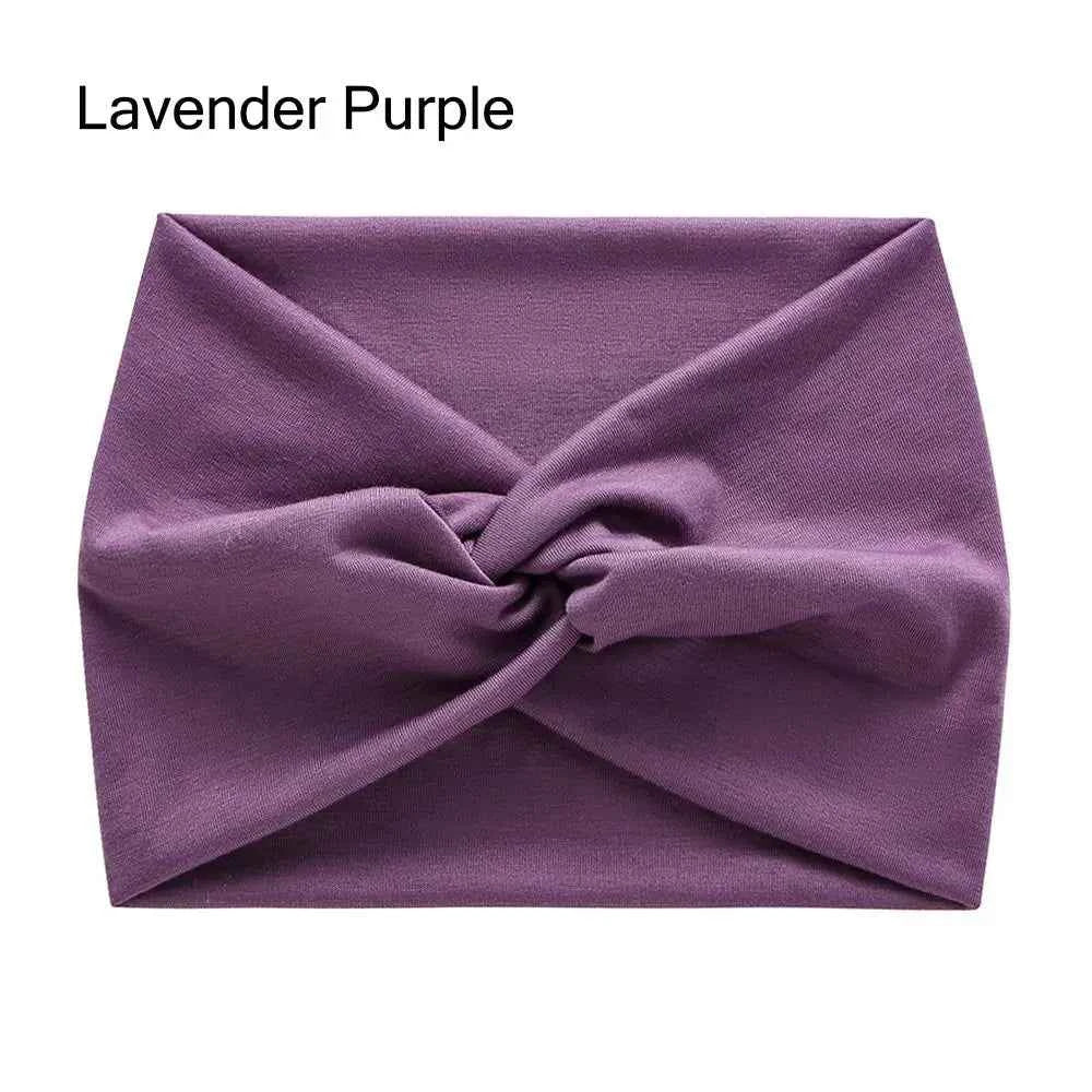 Extra Large Turban Workout Headband Wide Headbands for Women Fashion Yoga Hair Bands Boho Twisted Thick Hair Accessories