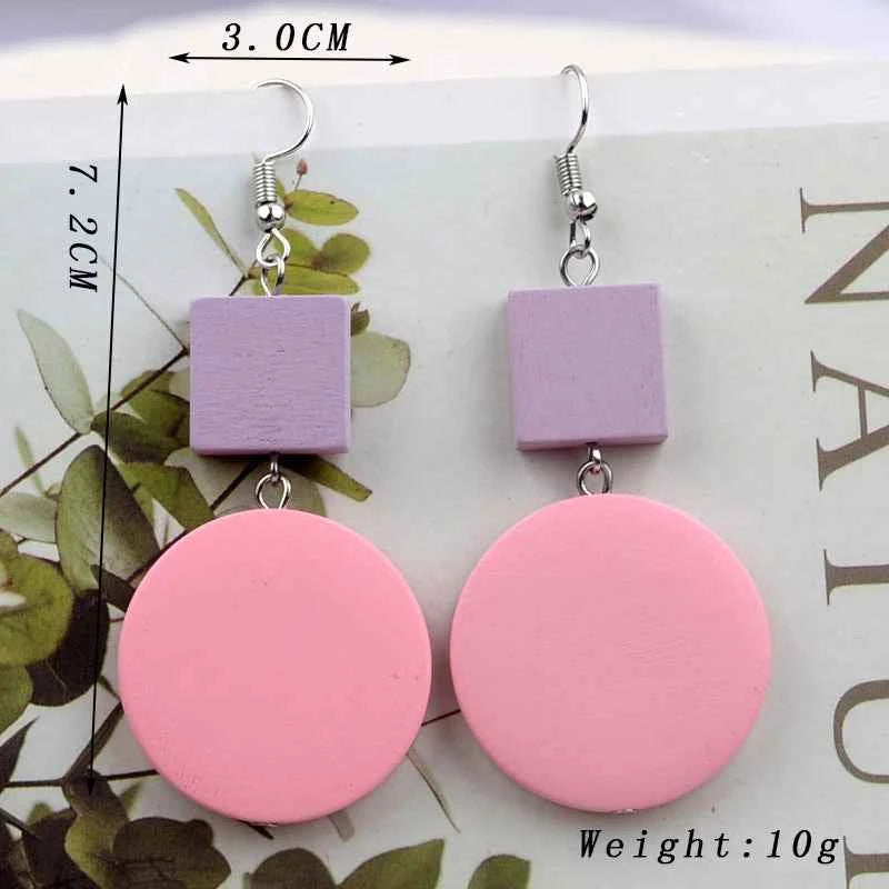 Fashion Pink Crystal Heart Flower Earrings for Women Cute Party Romantic Hollow Leaf Peach Triangular Cherry Pearl Ear Jewelry