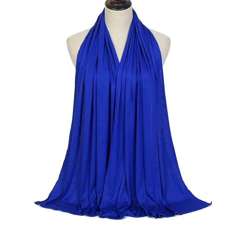 Premium Modal Cotton Jersey Hijab Scarf Muslim Long Shawl Women Plain Soft Turban Tie Head Wraps Africa Female Headband 170x60cm