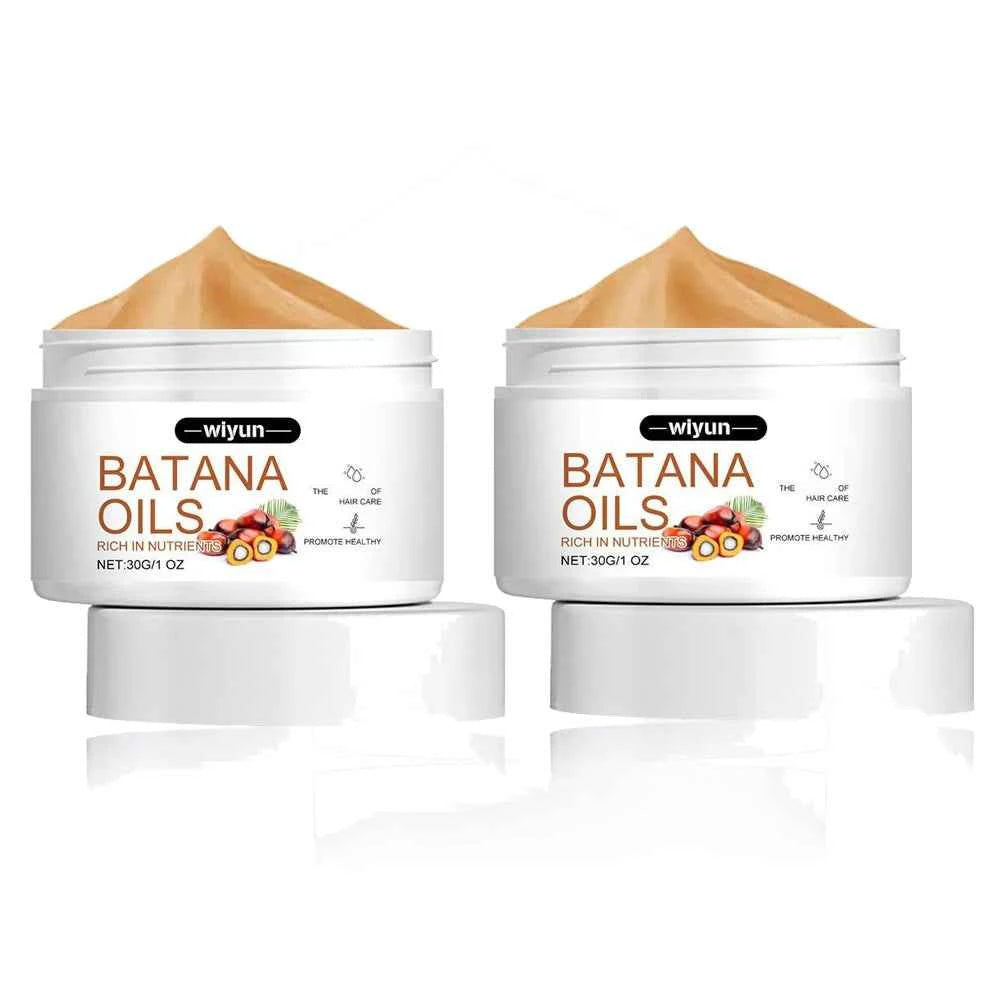 2PCs Natural Batana Oil For Hair Growth Pure Batana Oil Hair Shine Strengthen For Women Prevent Hair Loss Eliminates Split Ends