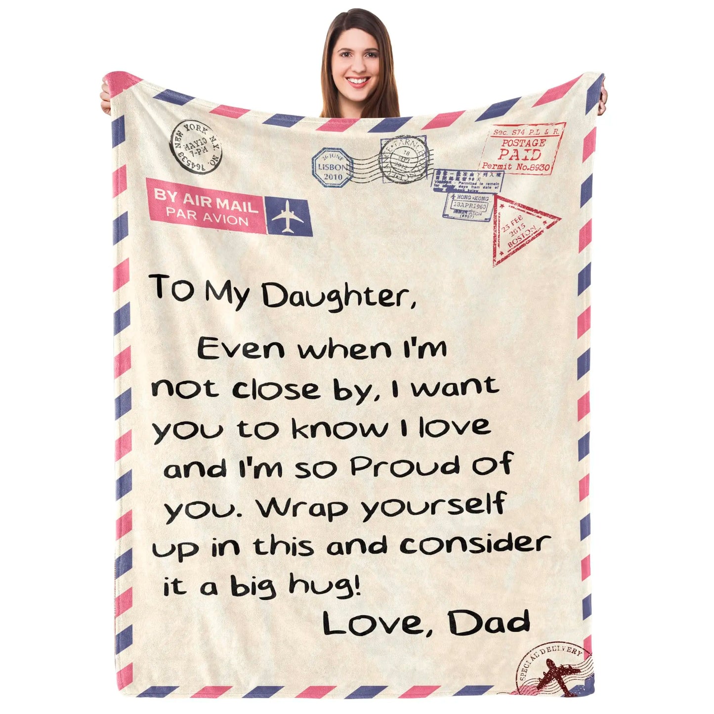 Sofa Throw Blanket for Daughter – Heartfelt Birthday & Christmas Gift