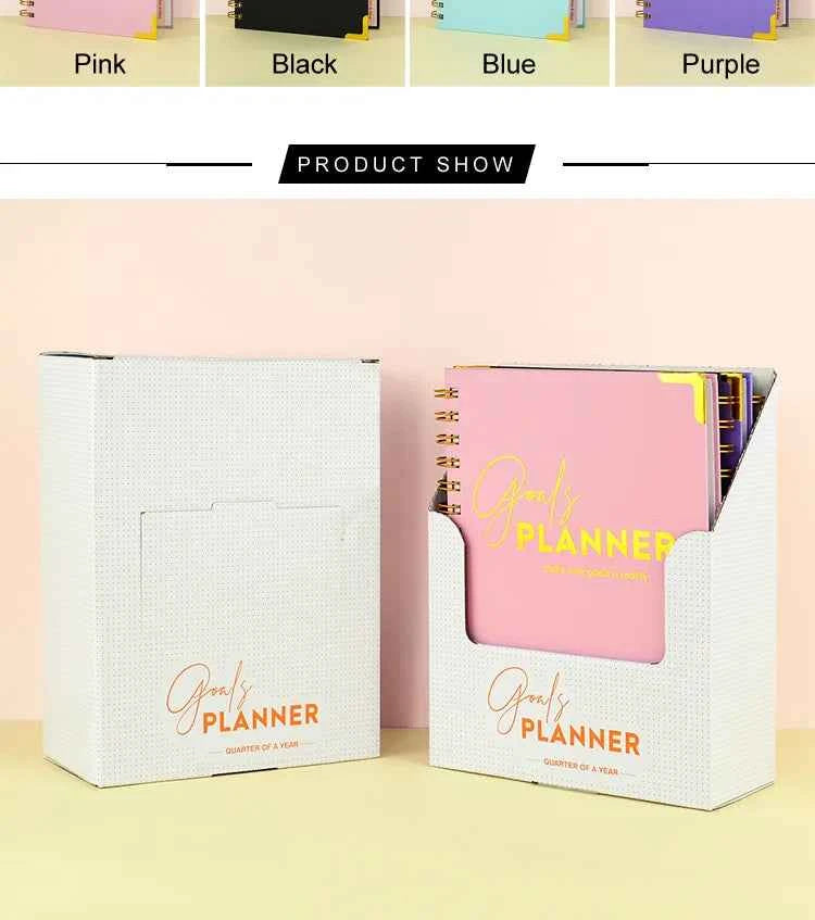 Trend Hot Simple 2026 Schedule This Planner Notebook Coil This English Version of The Weekly Plan This Goal Plan