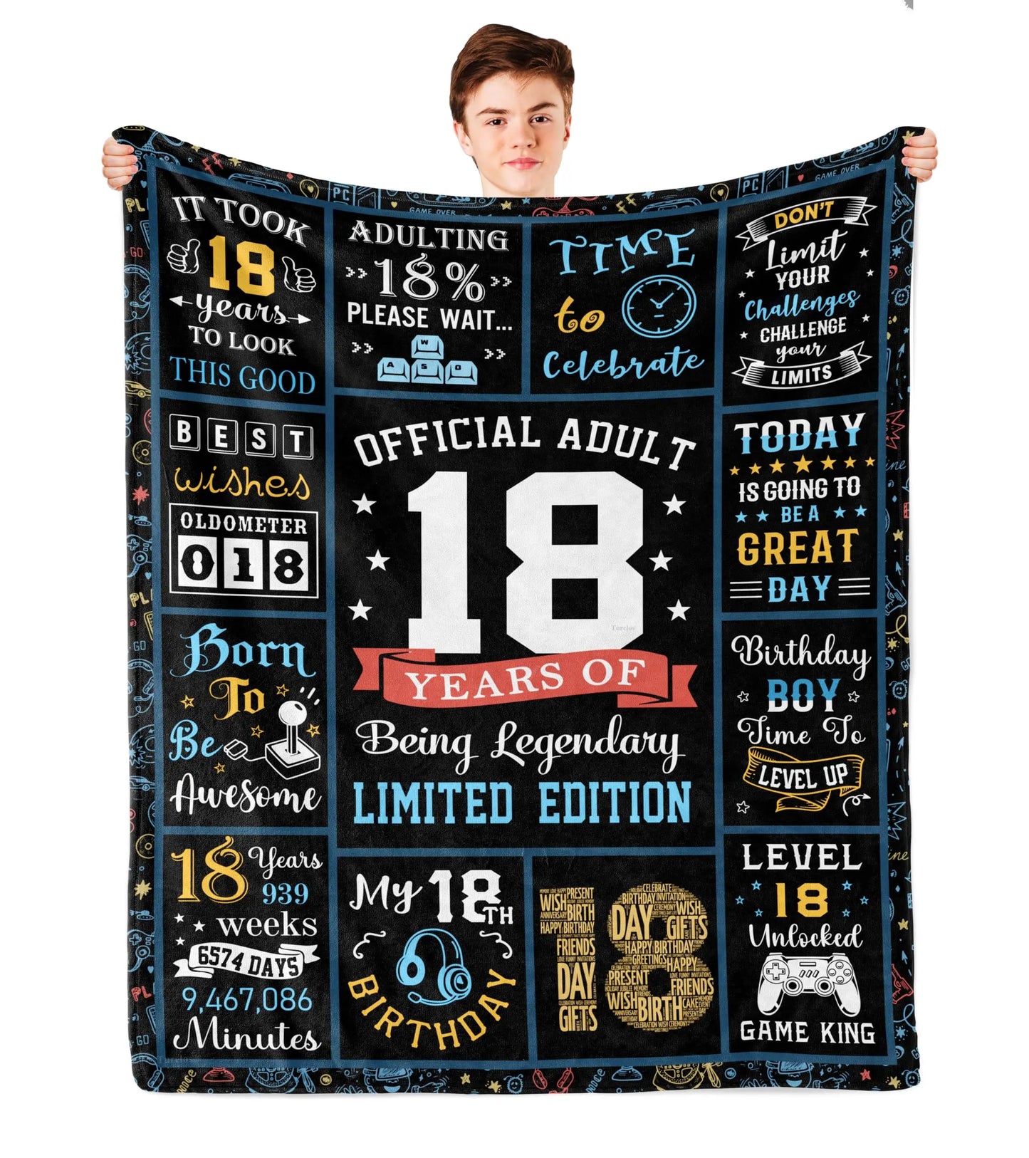 18th Birthday Gift Blanket for Girls – Daughter, Sister & Bestie