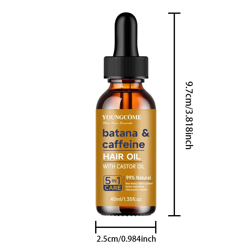 Batana & caffeine Oil For Healthy Hair Treatment Oil Enhances HairDamaged Hair Treatment Oil Anti-Hair Loss Care  Conditioner - NamafadStore