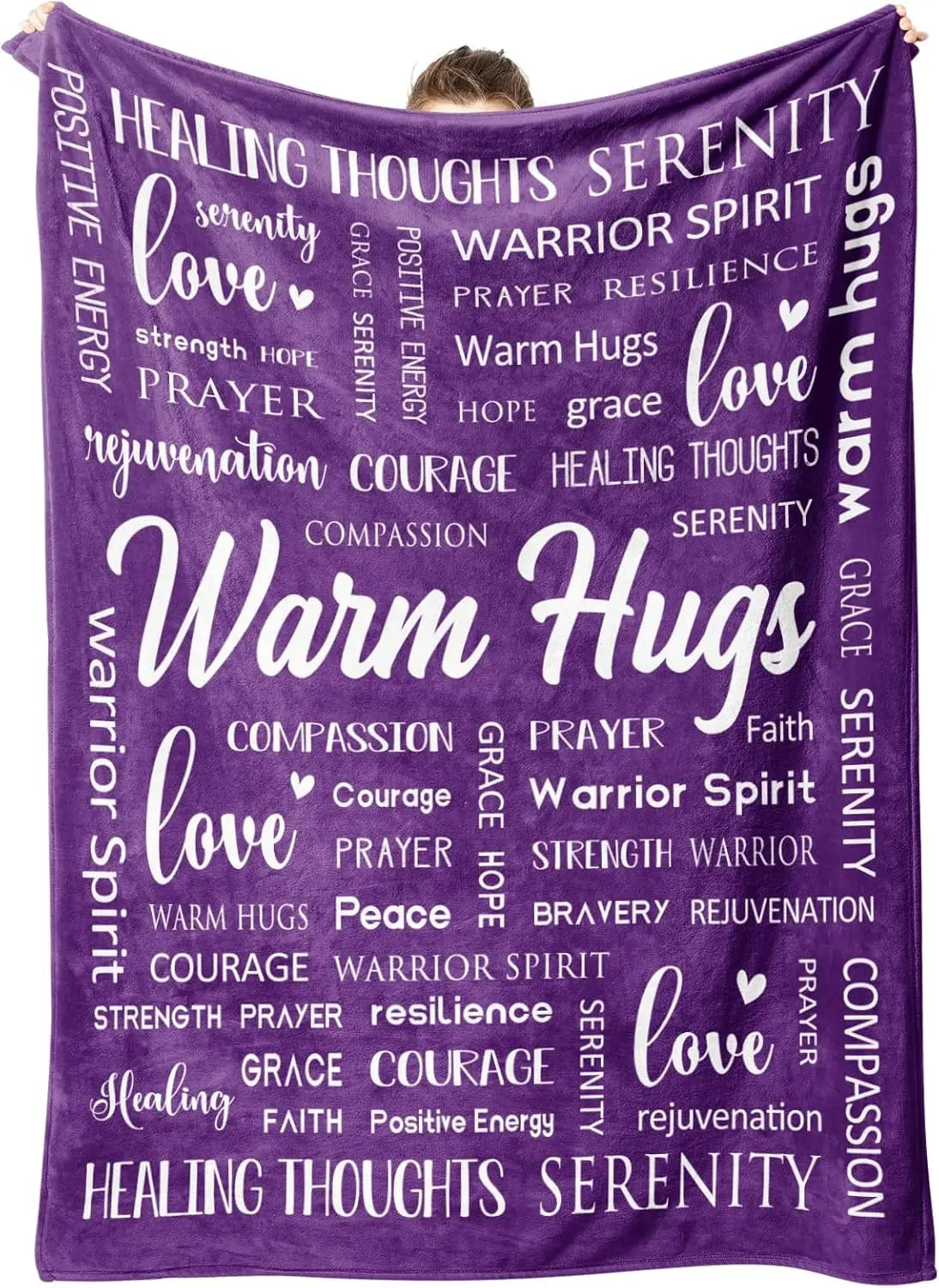 Warm Hugs Healing Blanket – Comfort Gift for Women, Get Well Soon