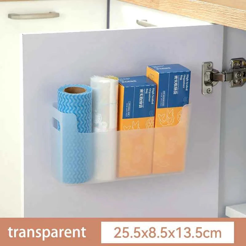 Cabinet door storage box, seasoning rack, perforated wall storage box, home underwear and socks storage rack, tableware drying