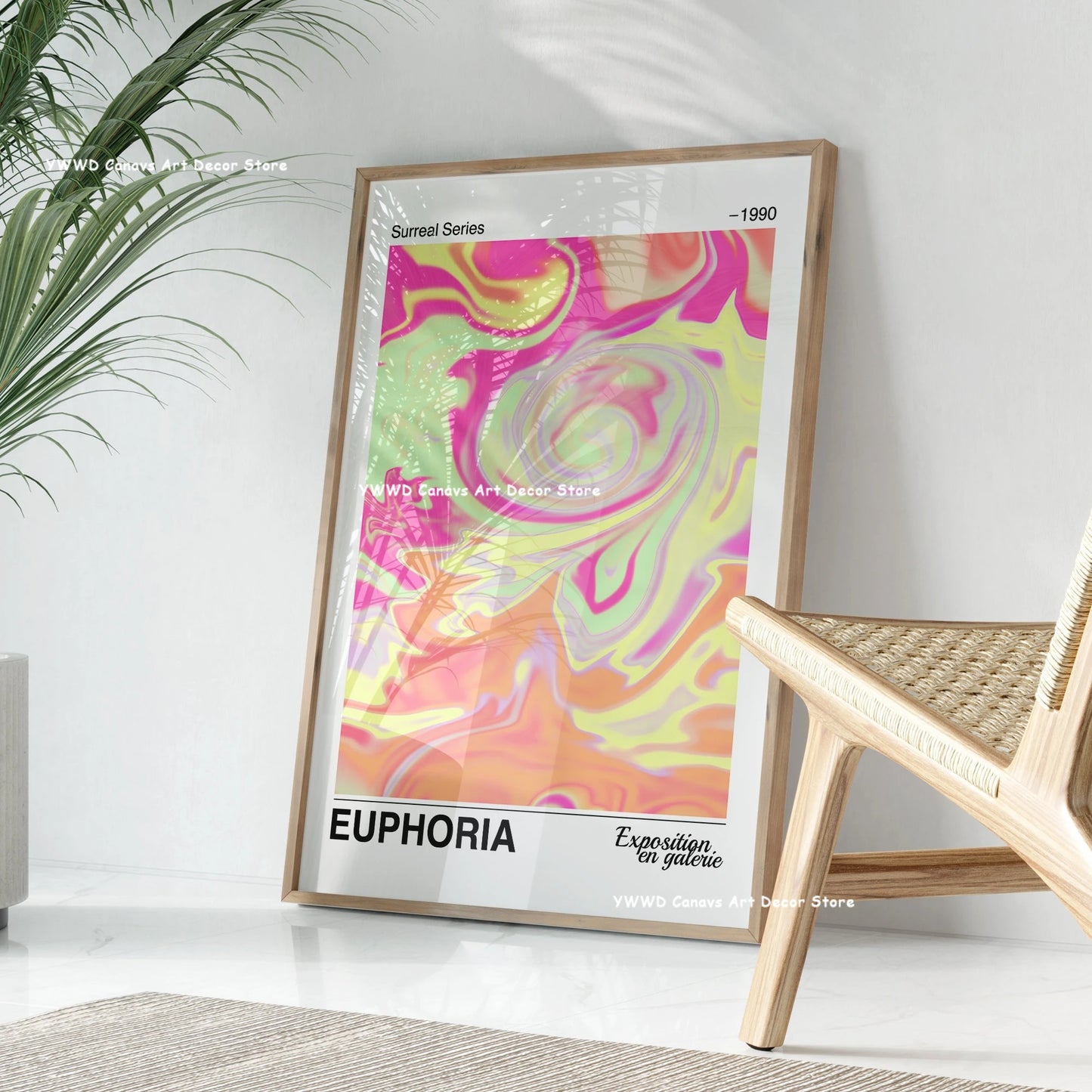 Yes, Girls, You Can Be Sure That Canvas Posters Take Care Groovy Typography Pink Aesthetics Wall Art Printing Modern Home Decor