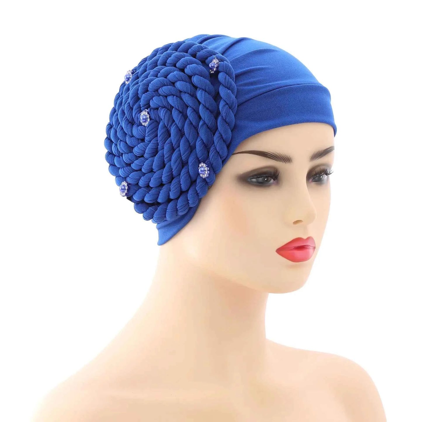 Trendy Braids Turban Bonnet – Ready-to-Wear Hijab & Muslim Headscarf