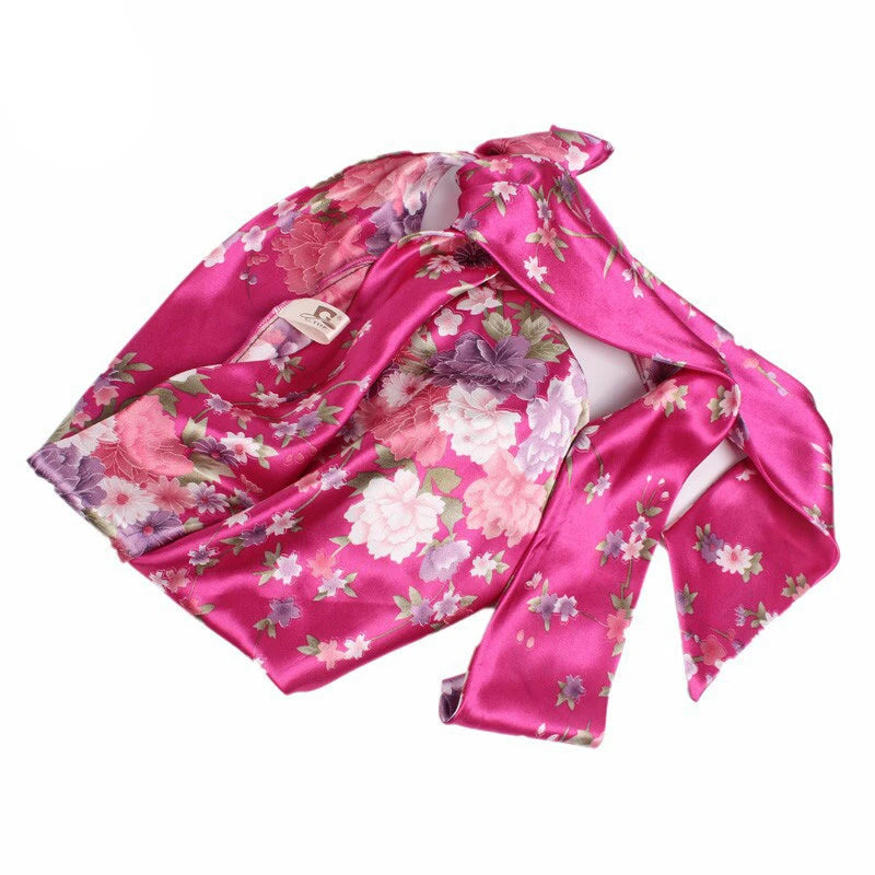 Women Silk Satin Cap Night Sleep Cap Hair Bonnet Hat Head Cover Satin Turban Headscarf Adjustable Ladies Long Hair Care Bonnet - NamafadStore