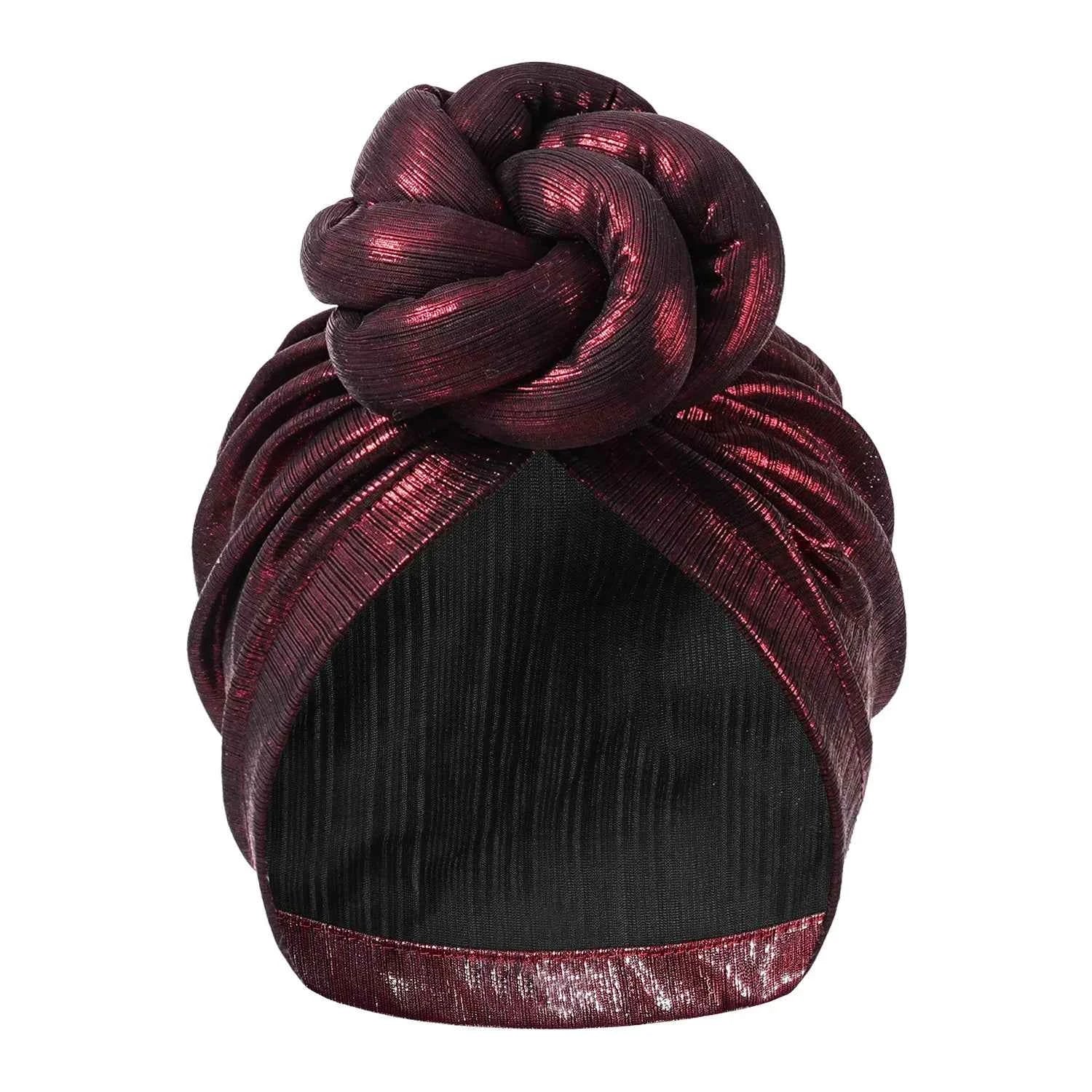 Bonnet For Women Cap Turban Folded Bud Exquisite Headscarf Casual Comfortable Fashion Versatile Warm Cross Hat Edge Wrinkle Lace