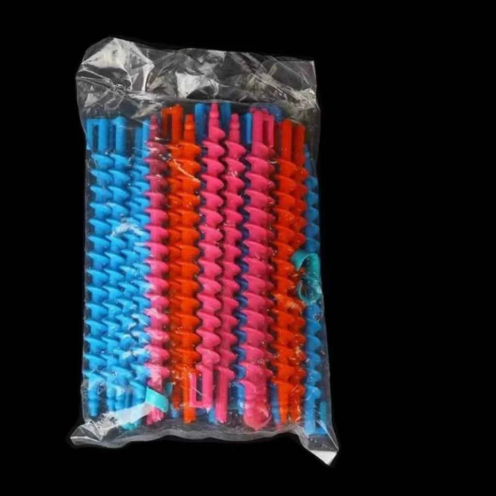 Spiral Plastic Perm Stick Women Magic Curly Hair Roller Cold Perm  No Heat Curls Cold Perm Bar Barber Hair Styling Tool