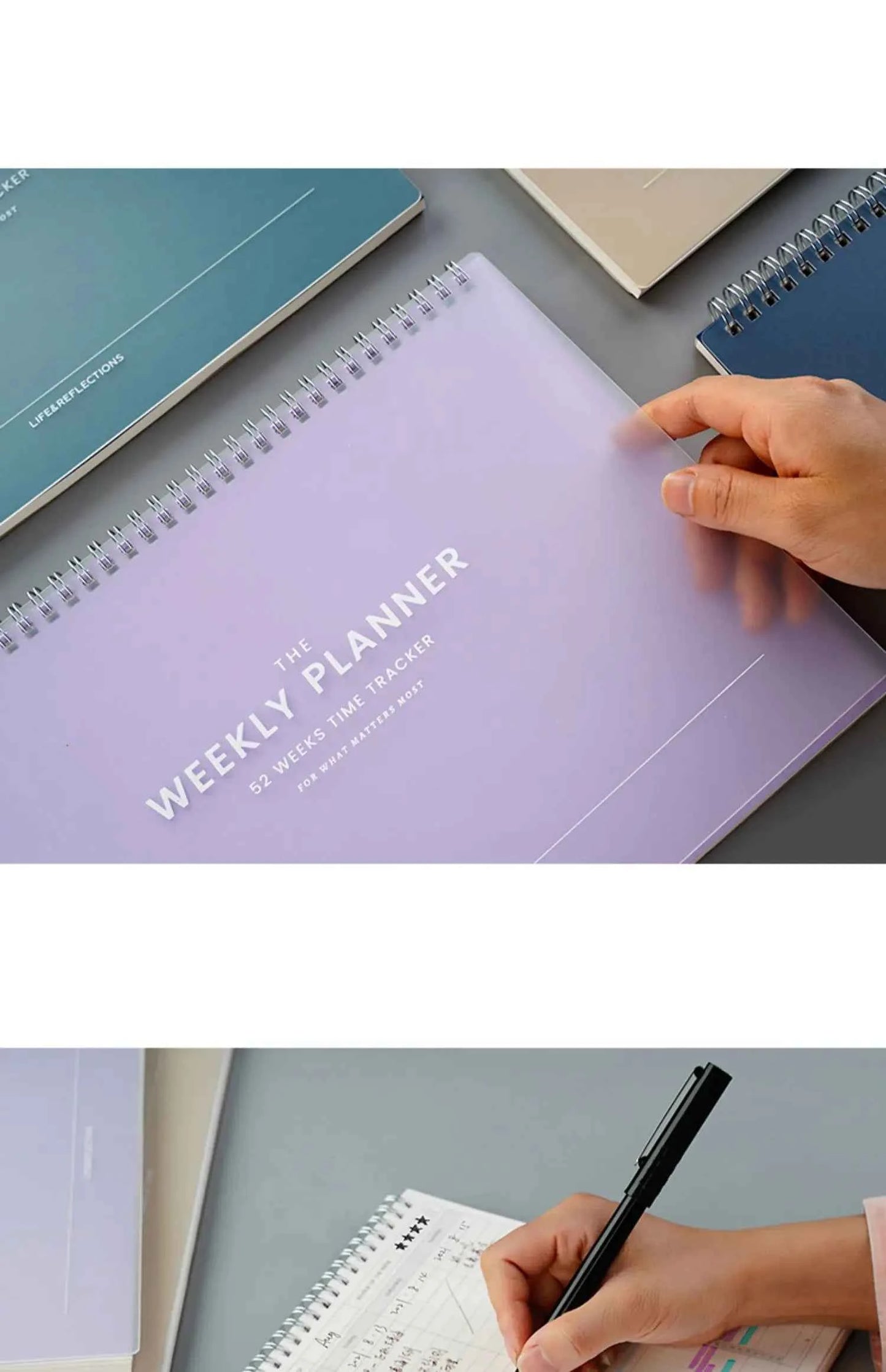 Weekly Planner 52 Weeks Time Tracker For What Matters Most To-do List Weekly Planer Task List Weekly Planners Schedule To Study