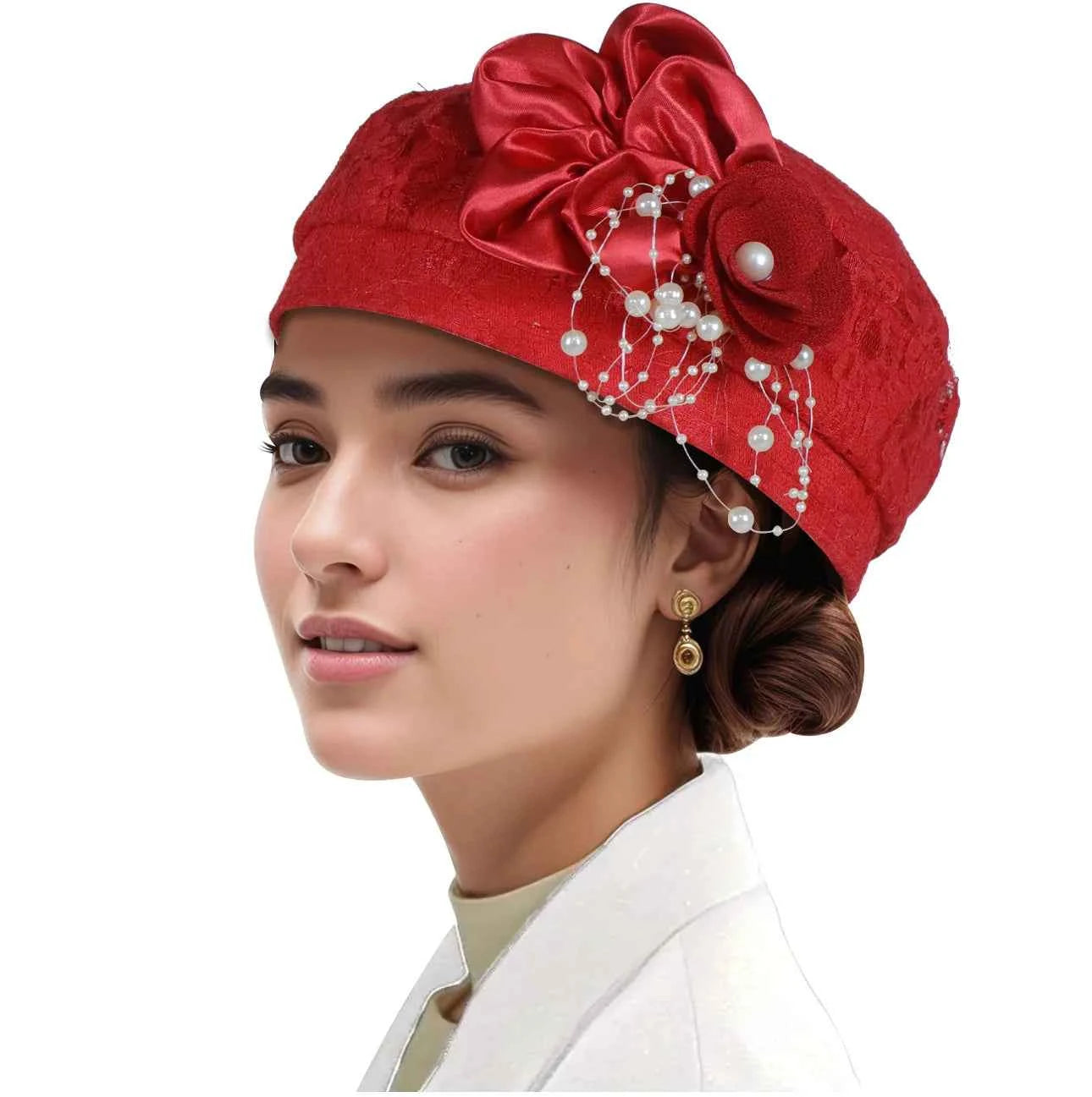 African Headtie Turban Hat – Summer & Autumn Women’s Soft Beret Head Wrap