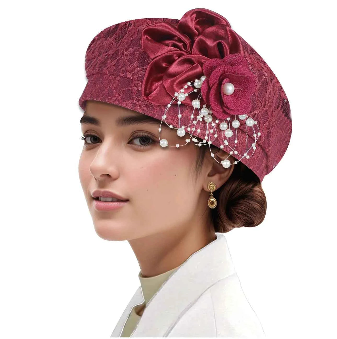 African Headtie Turban Hat – Summer & Autumn Women’s Soft Beret Head Wrap