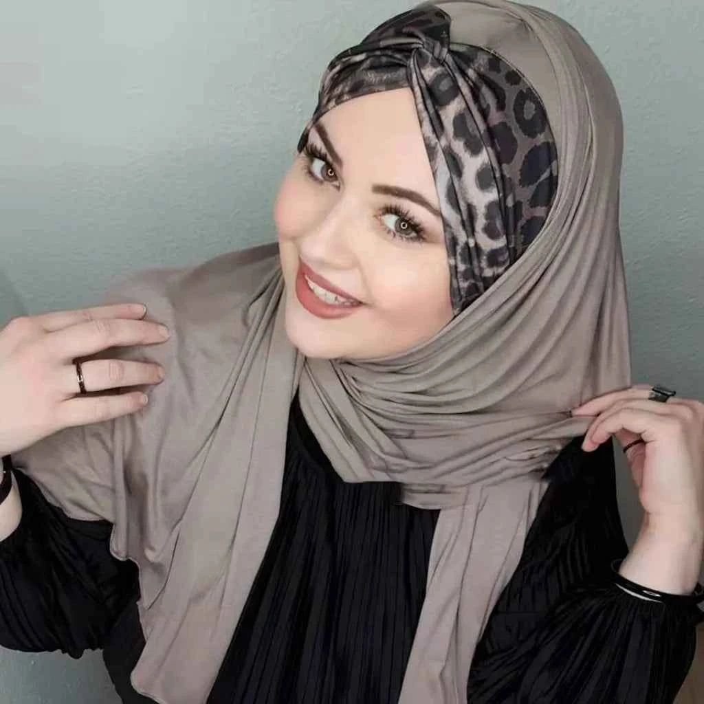 Muslim Modal Scarf Silk Abaya Hijab Islamic Jersey Hijabs For Woman Abayas Dress Turbans Crinkle Turban Instant Arabic Head